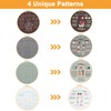 EeeKitOnline 4 Embroidery Starter Set for Beginners Cross Stitch Stamped