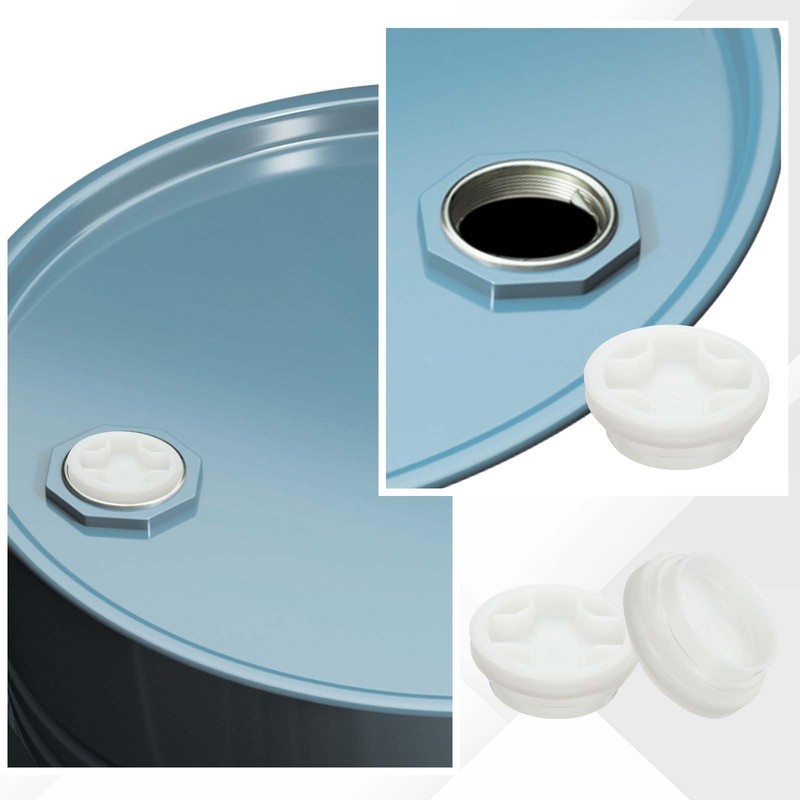 uxcell 6Pcs Bung Cap, 2 1/2'' Plastic Bung Hole Caps,