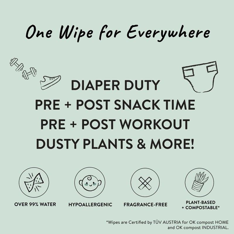 The Honest Company Clean Conscious Multi-Use Wipes Hypoallergenic Unscented for