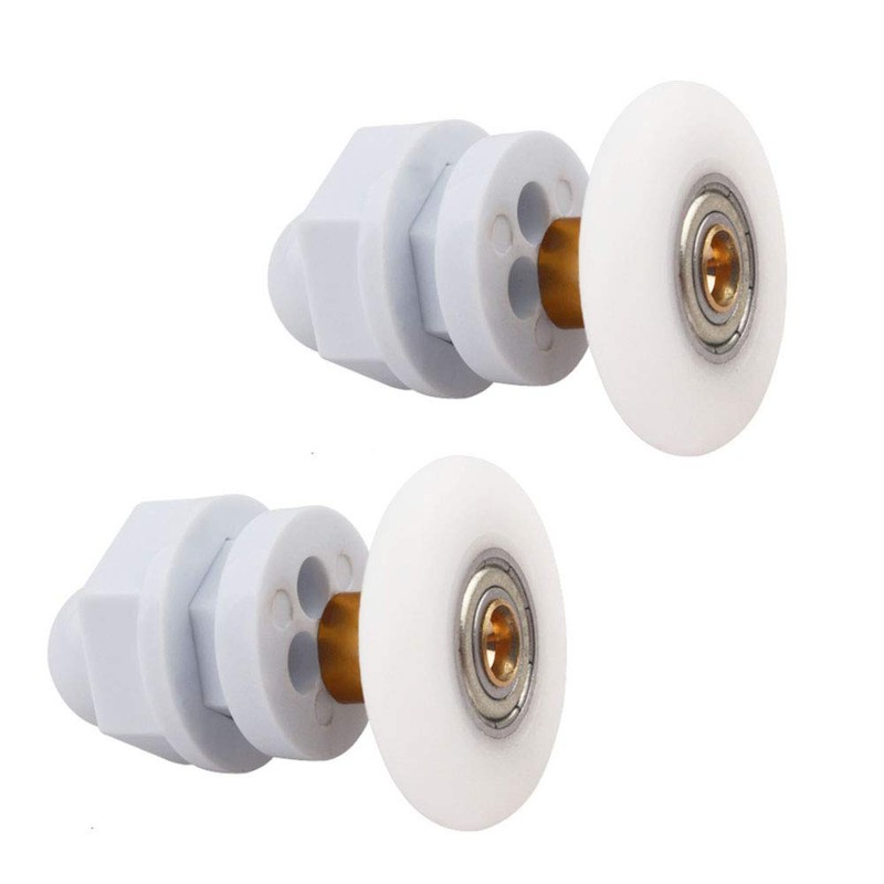 Gativs Pack of 4 Shower Cubicle Rollers, Replacement Parts, Shower