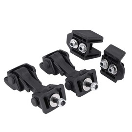 Kit de captura de capucha de bloqueo de pestillo, 2 conjunto de capuchas conjuntos de capturas Kit de pestillo de capucha para TJ 97-06 55176636AD 55395652AC