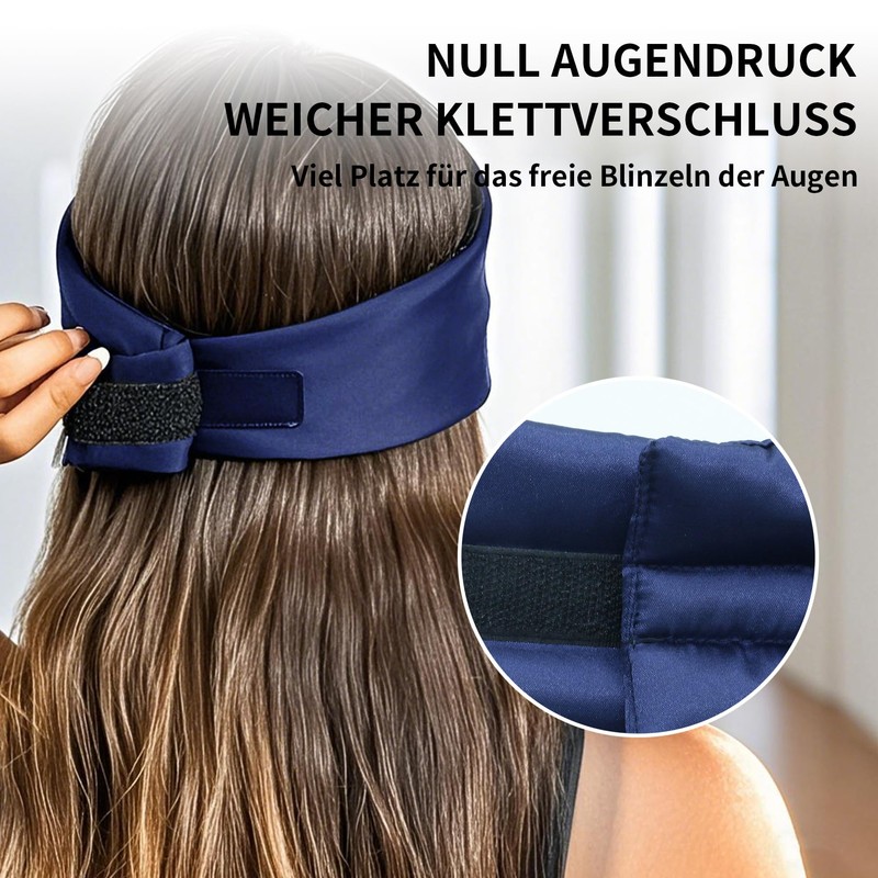 Silk Sleep Mask, Soft 100% Mulberry Silk Eye Mask with
