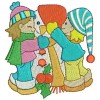 Threadart Embroidery Design Set - Snowmen(2) - 10 Designs -