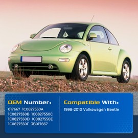 ARANA Trunk Struts Lift Support for Volkswagen Beetle 1998-2010, Rear Hatch Replacement Shocks Fits 1998-2010 Volkswagen Beetle Base/Cabrio/Comfortline/GLS/S/SE/Turbo/Sport(Without Spoiler), 2 Pcs