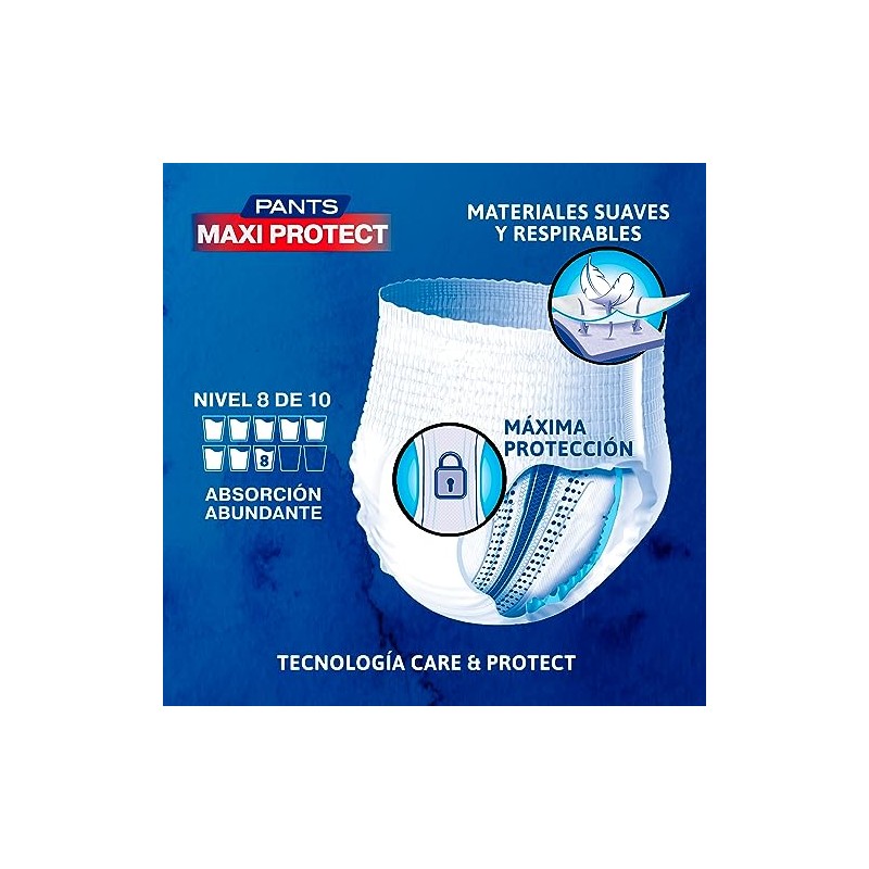 TENA Pants Maxi Protect; Ropa Interior Desechable para Incontinencia, Talla