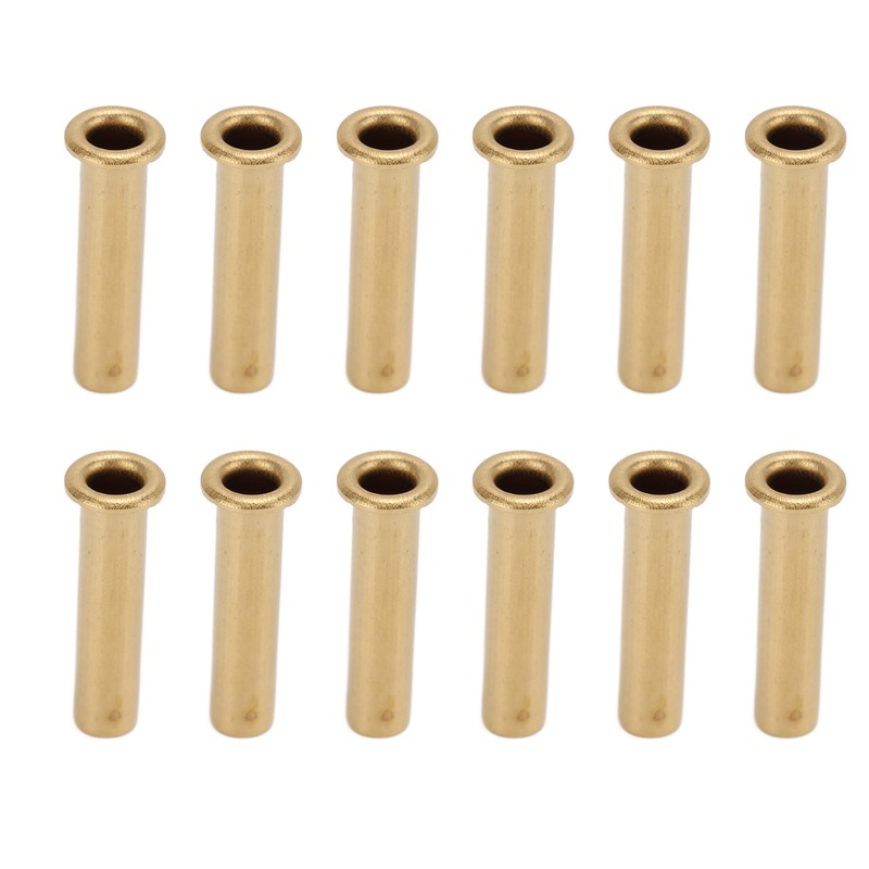 500Pcs Hollow Rivet Brass Decorative Through Hole Excellent Corrosion Resistance