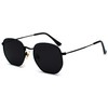 RUNHUIS Retro Polygon Sunglasses for Men and Women, Fashionable Square