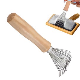 JUGUTA Bürstenreiniger, Haarbürstenreiniger, Bürstenreiniger Haarbürste, Kamm Reinigungsbürste Mini Haarbürsten Entferner Zum Entfernen Haaren Von Bürsten Kämmen Badematten Teppichen