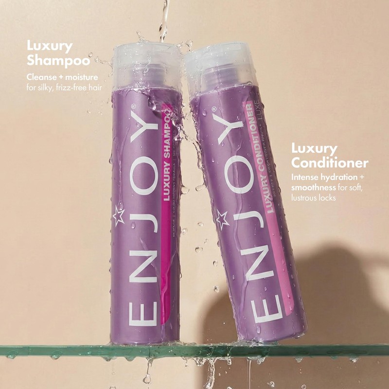Enjoy Luxury Conditioner- Eliminates Frizz Cleansing Moisturizing Smoothing - Sulfate