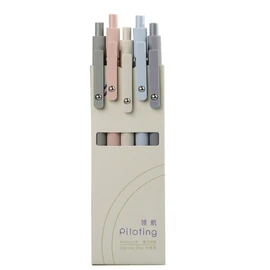 erofa 5 PCS Zennyth Gel Pens Quick Dry Fine Point Premium Retractable Rolling Ball Black Ink Smooth Writing Pens for School Office (Morandi)