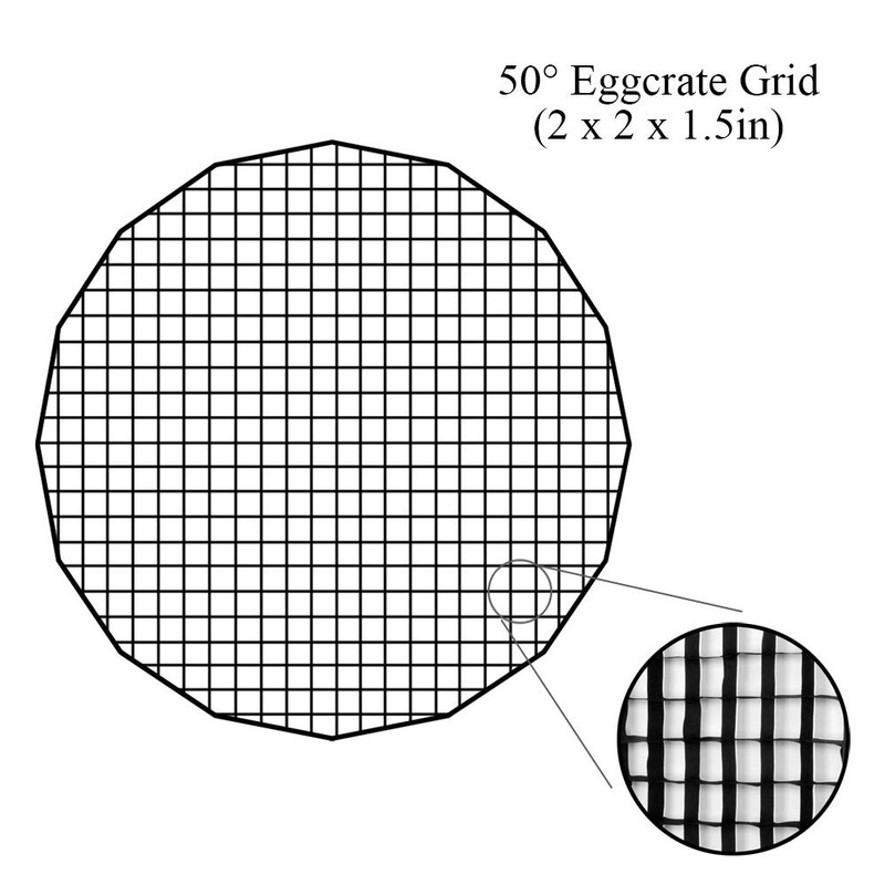 Fotodiox Pro 36" 50 Degree Eggcrate Grid for Deep EZ-Pro