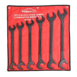 Juego de llaves SAE de 6 piezas de ángulo jumbo de 1 3/8 a 2 pulgadas
