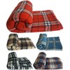 Voice7 Soft Double Size Large Fleece Blanket/Throw - Luxury Warm
