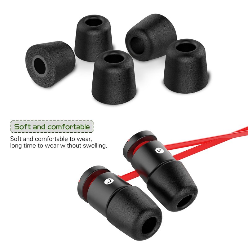 [6 Pairs] Earphone Tips New bee 12pcs Replacement Earbud Tips