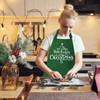 Saukore Funny Christmas Baking Apron for Women Men Adjustable Kitchen