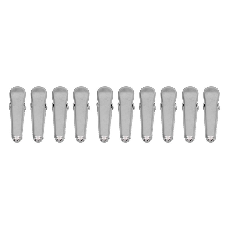 10PCS Stainless Steel Sealing Clip Coffee Bag Sealing Clip Food