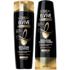 L'Oreal Paris Elvive Total Repair 5 Repairing Shampoo and Conditioner Set, 2 Pie