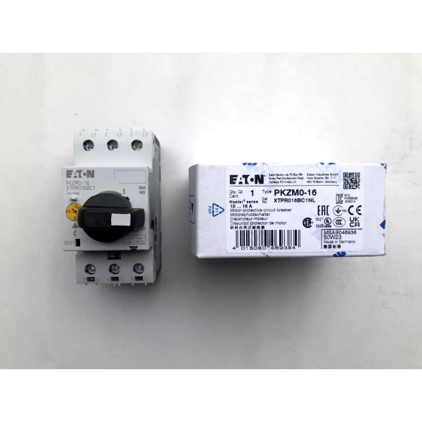 Eaton XTPR016BC1 motor starter - 3 Phase - adjusts from