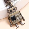 NOELAMOUR Key Chain, Robot, Stylish, Cute, Set of 2, Alloy,