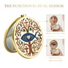 Jesus Fish Compact Mirror, Double-Sided Christian Gift for Her-6 Pcs