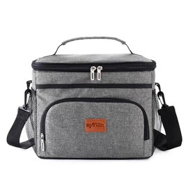 Grafner Premium Cool Bag 15 L, 2 Compartments Shoulder Strap Carry Handle, Sturdy 900D Oxford, PEVA Material: Waterproof, Washable, Best Insulation, Picnic Bag, Lunch Bag, Ice Bag, School, Work,
