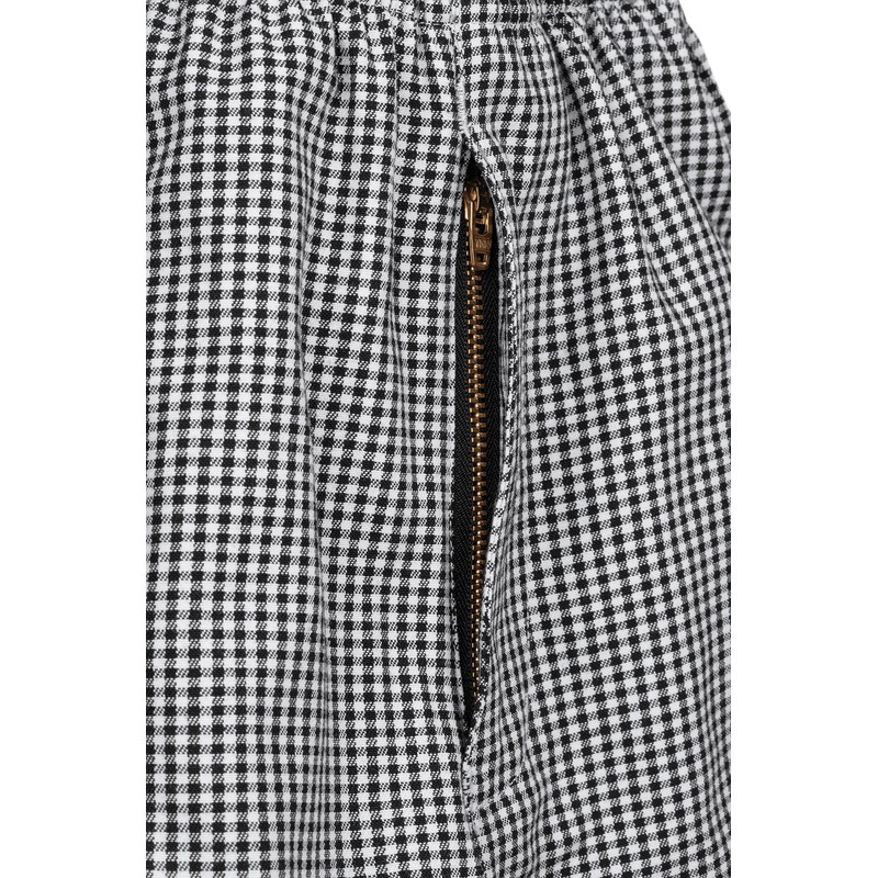 Chef Works Men's Essential Baggy Zip-Fly Chef Pants, Small Check,