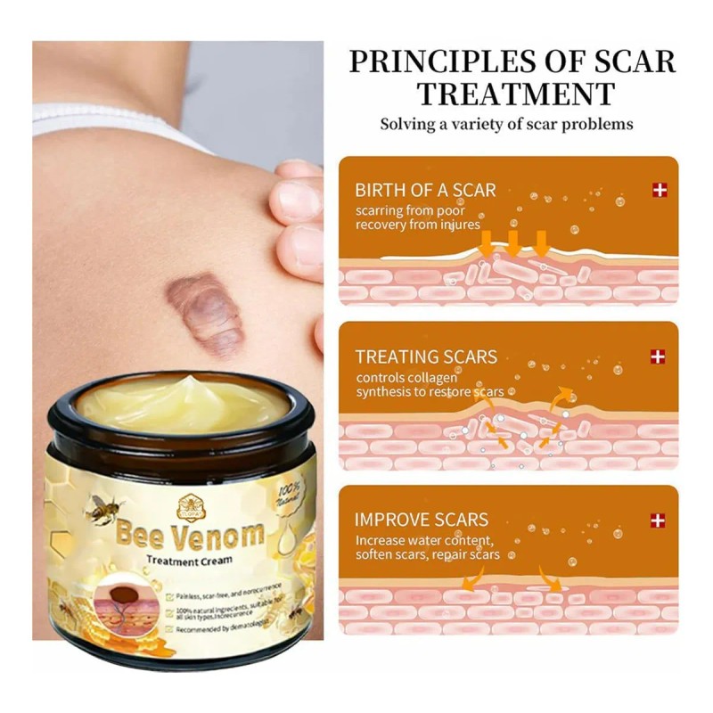 Crema Natural Para El Cutis Con Forma De Abeja |