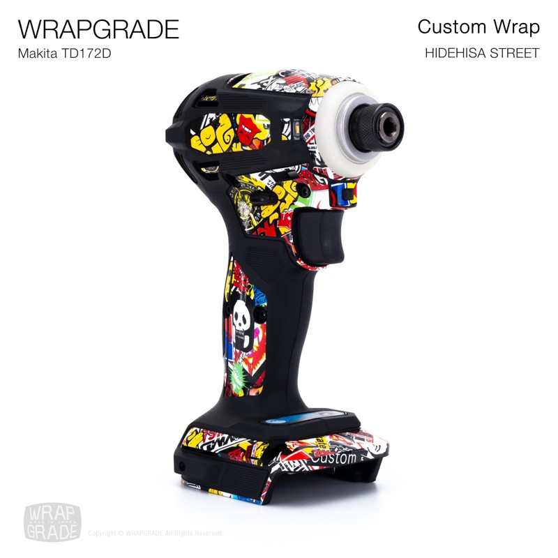 WRAPGRADE Custom Wrap for Makita TD172D (Hidehisu Street)