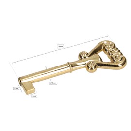 KOTARBAU® Set of 5 Furniture Keys Cupboard Keys Large Gold Antique Colourful Beard Keys for Furniture Cabinet Minibar Desk Drawers