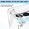 Saypacck Manual Label Dispenser Acrylic Adjustable Label Holder Sticker Dispenser