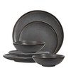 Ceramic Dinnerware Set 6 Pieces, Handmade Reactive Glaze Plates and