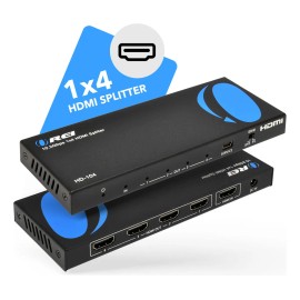 Splitter Hdmi 1x4 Alimentación 4 Puertos Full Hd 1080p 3d