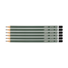 Linex Classic HB WP100 Pencils, Pack of 6, Green