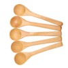 30pcs Mini Natural Wooden Children Spoon Kitchen Condiment Tool