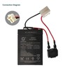 GOZAR 6V 700mA Adapter Charger For Kids Toy Ride on