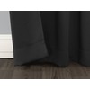 Sun Zero Easton Energy Saving Blackout Rod Pocket Curtain Panel,