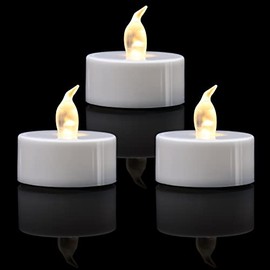 KOABY LED Tea Lights, 400 Pack Flickering Flameless Tea Lights, Warm White, Last 200H+, Battery Operated Tea Lights for Decoration(400 Pack, Warm White)