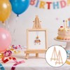 2Pcs Mini Easels Stand,Small Wooden Easel Canvas Stand for Display