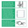 Wmebee 2-3/8" (2-1/2") x 1-3/8" Durable Chain Link Spring Loaded