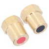 2pcs Battery Connector Revise M8 Brass Good Electrical Conductivity Pile