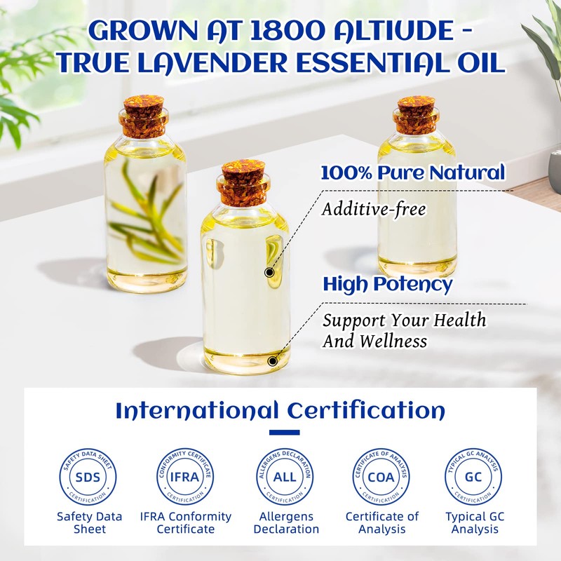 HIQILI HIQILI Lavender Essential Oil and Sandalwood Essential Oil, 100%