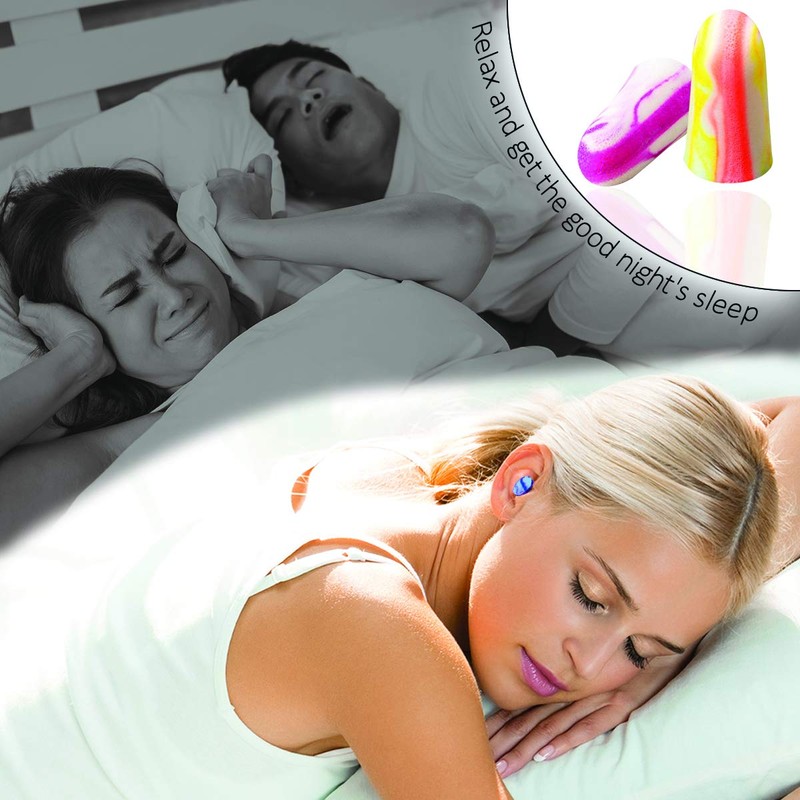 MOLDEX Soft Foam Earplugs Softies® Ear Plugs for Sleeping, Snoring,