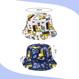GDFHBD 2 Cartoon Car Basin Hats, Sun Visor Fisherman Hats, Children'S Sun Hats, Outdoor Sun Protection Supplies.