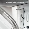 16 Inch Grab Bars for Shower, Stainless Steel Safety Handicap