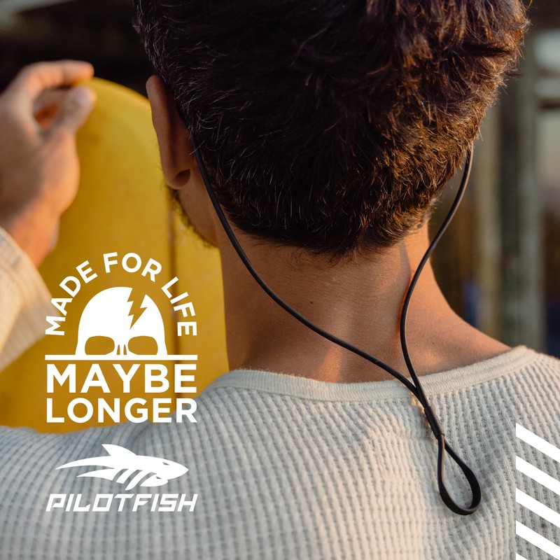 Pilotfish Premium Silicone Sunglasses Strap, Adjustable Glasses Retainer with Unique