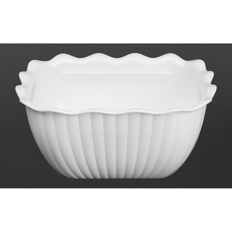 Olympia Kristallon Small Salad Crock White SAN, 0.75 Ltr 25.3fl