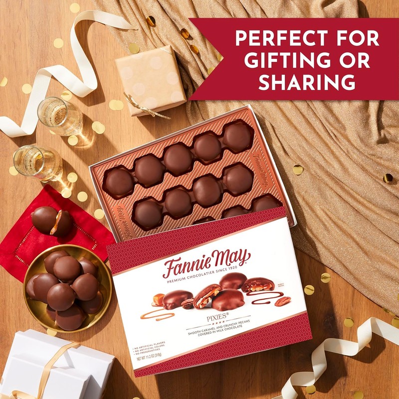 Fannie May, Milk Chocolate Candy, Pixies, 11.2 oz