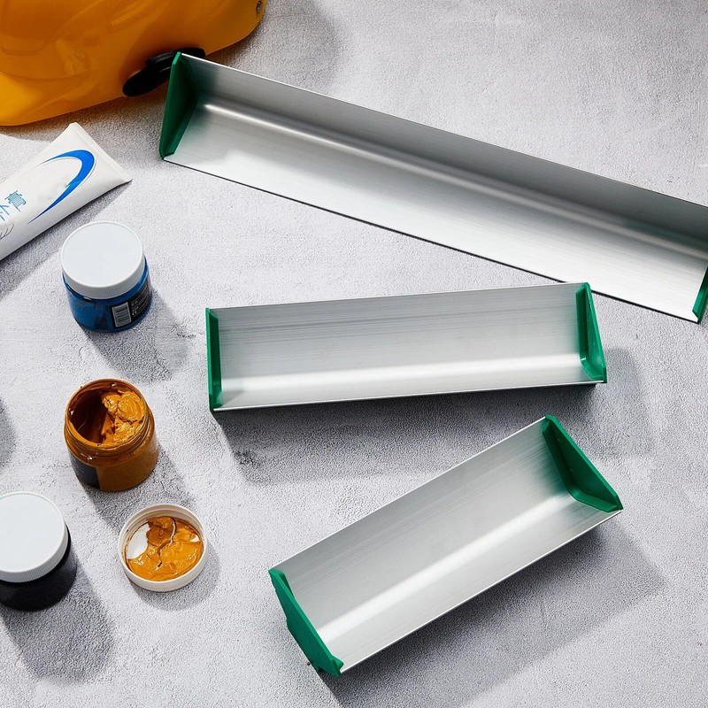 Zonon 3 Pcs Dual Edge Aluminum Emulsion Scoop Coater for