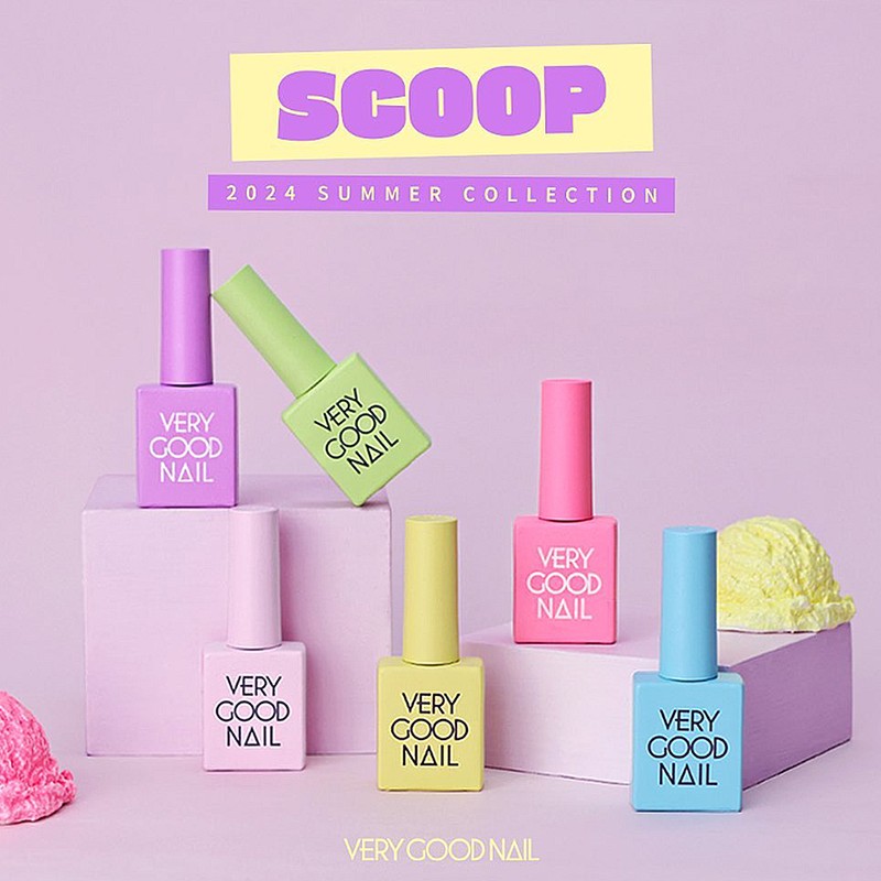 Very Good Nail Berry Good Nail Scoop 6 Piece Set