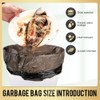 Handle Trash Bags 4 Gallon 100 Counts Small Garbage Bags